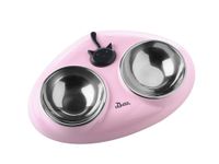 hunter miska dla kota podwójna moulins 150 ml róż