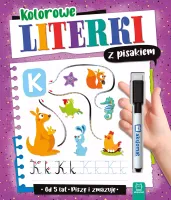 Kolorowe Literki Z Pisakiem. Piszę I Zmazuję Od 5 Lat