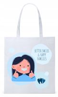 Dla Dentysty Stomatologa Torba Eco Biała Shopper Z Nadrukiem Ze Zdjęciem