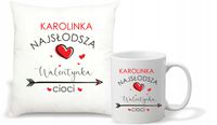 foto PODUSZKA KUBEK PREZENT cioci na Walentynki