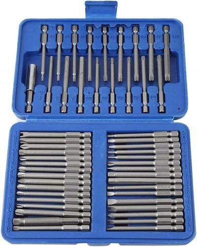 ZESTAW BITÓW DŁUGICH UDAROWYCH DO WKRĘTARKI BITY 75mm + UCHWYT 50EL na Arena.pl