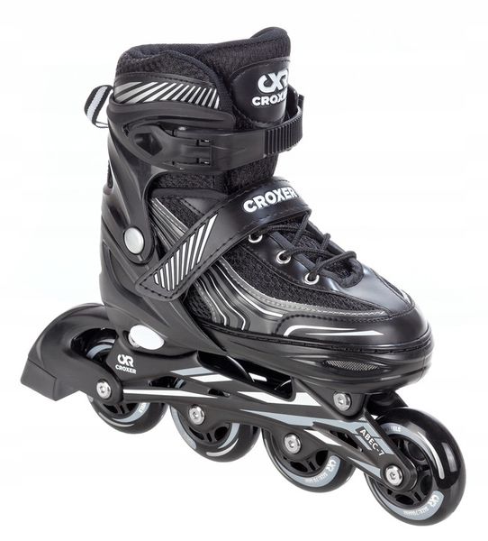 Rolki Regulowane Croxer Optima Black 39-42 Kauczuk zdjęcie 1
