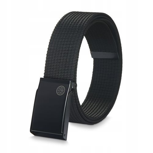 BETLEWSKI pasek męski parciany materiałowy do spodni jeansów pas czarny M na Arena.pl