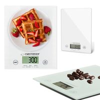 PRECYZYJNA WAGA KUCHENNA ELEKTRONICZNA 5KG LCD DOTYK 1G Z WYŚWIETLACZEM