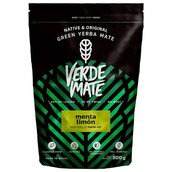 Yerba Verde Mate Green Menta Limon Cytrynowa 500g zdjęcie 7