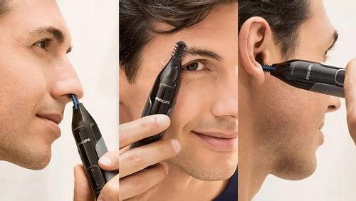 TRYMER DO NOSA BRWI USZU MASZYNKA PHILIPS GOLARKA + ETUI GRATIS na Arena.pl