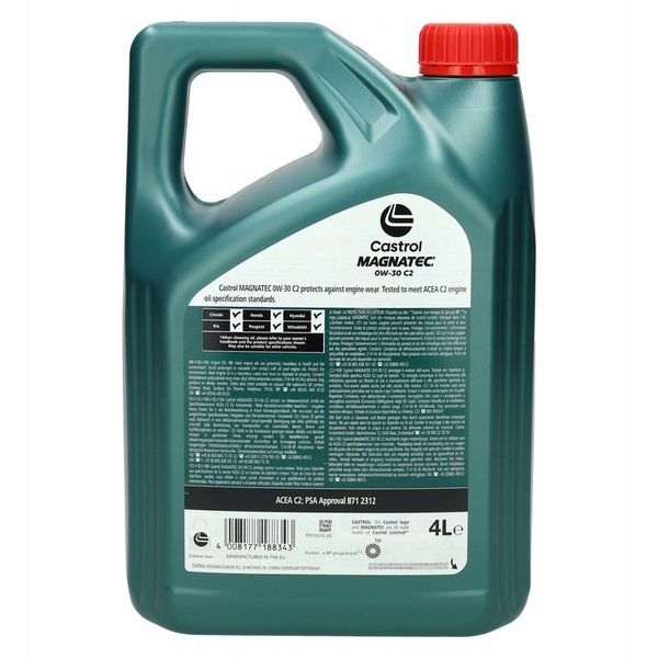 Olej Castrol Magnatec Start-Stop C2 0w30 4L zdjęcie 3
