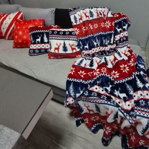 Koc 1,6X2M + 2X Poszewka Na Poduszkę Ruhhy 24825 na Arena.pl