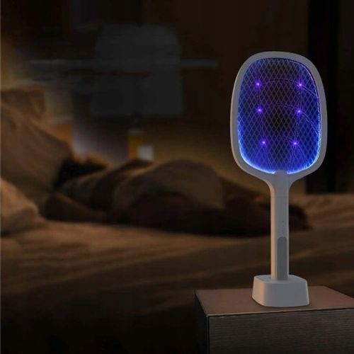 ELEKTRYCZNA ŁAPKA NA DUŻO OWADY PACKA NA KOMARY 3000V PALETKA OWADOBÓJCZA na Arena.pl