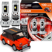 ŻARÓWKI OSRAM H7 LED LEDOWE NIGHT BREAKER HOMOLOGACJA STREET LEGAL 6000K