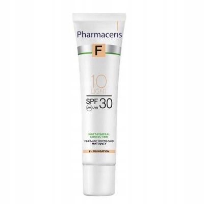 PHARMACERIS F Mineralny dermo-fluid matujący SPF30 - 10 Light, 30ml zdjęcie 1