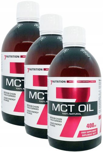 Keto Produkty Olej MCT Dieta Tłuszczowa 3x 400ml C6 C8 C10 C12 C14 na Arena.pl