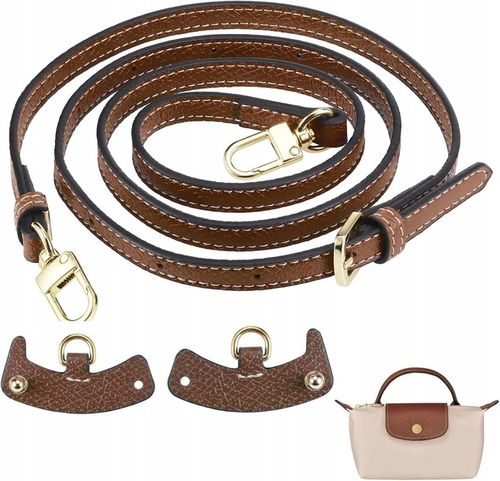 PASEK DO TOREBKI WĄSKI SKÓRZANY REGULOWANY DZIURKOWANY NA RAMIĘ UNIWERSALNY na Arena.pl