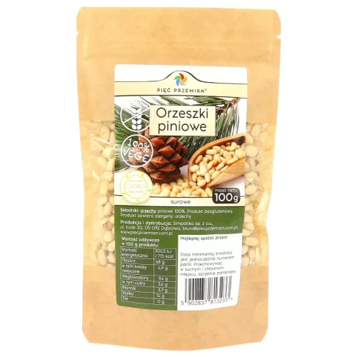 Orzechy Piniowe Pięć Przemian, 100g na Arena.pl