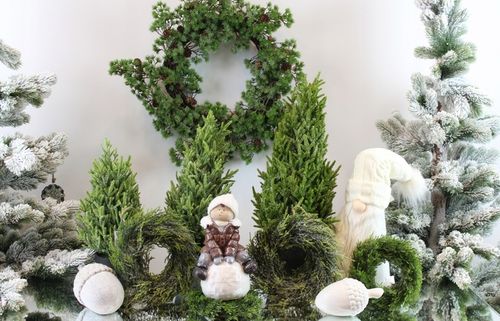 Wianek świąteczny wieniec stroik na stół drzwi Ø30 DEcodomi na Arena.pl