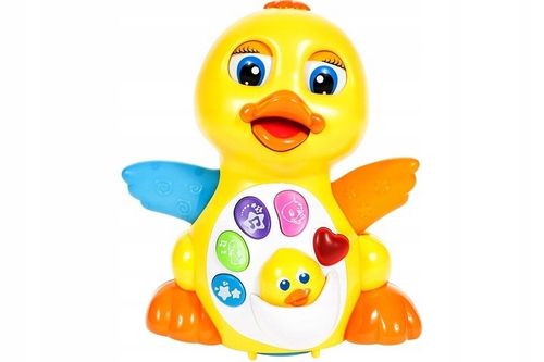 INTERAKTYWNA KACZUSZKA KACZKA GRA JEŹDZI MACHA SKRZYDEŁKAMI SERCE KWACZE na Arena.pl