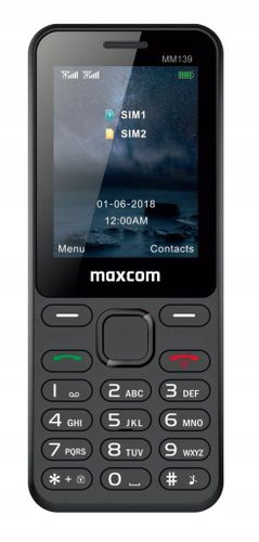 Telefon komórkowy Maxcom Dual SIM MM 139 na Arena.pl