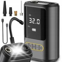 BEZPRZEWODOWA PRZENOŚNA POMPKA ELEKTRYCZNA SAMOCHODOWA ROWEROWA