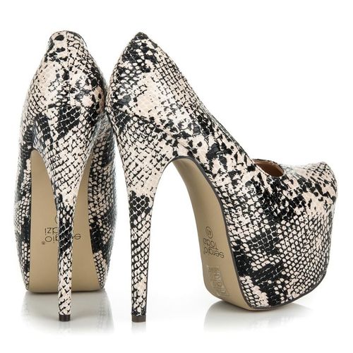 Szpilki Na Platformie Snake Print r.36 na Arena.pl
