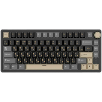 royal kludge r75 phantom gaming keyboard k silver switch