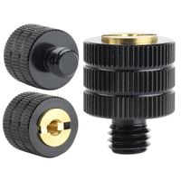 Adapter tuleja redukcja M4 na M8 statywowa aluminium czarna lampy 21 mm