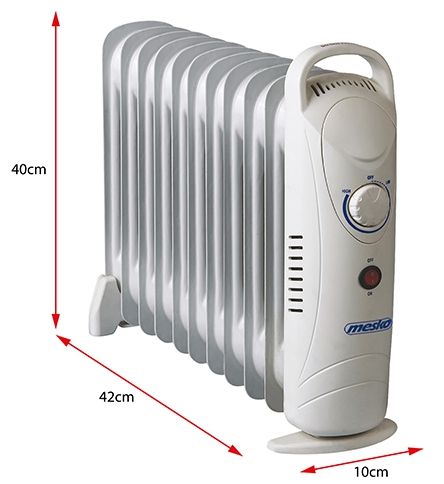 grzejnik olejowy (11 żeberek) 1200w mesko ms 7806 na Arena.pl