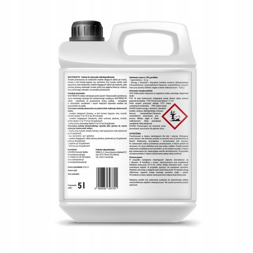 SILNY OPRYSK NA KLESZCZE KOMARY MUCHY 5L CYPERMETRYNA MOCNY na Arena.pl