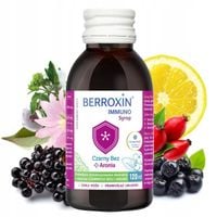 SYROP NA ODPORNOŚĆ IMMUNO CZARNY BEZ ARONIA PRAWOŚLAZ WITAMINA C NATURLANY