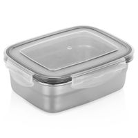 Pojemnik na Żywność Obiad Kuchenny Stalowy z Uszczelką Lunchbox 500 ml