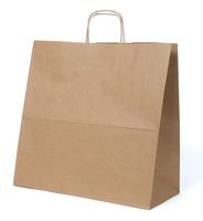 torba zakupowa papierowa brązowa  eco 32 x 17 x 39cm - 25szt.
