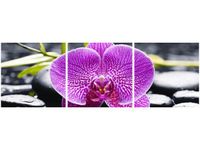 90 80CM OBRAZ T3 ELEM ORCHIDEA DRUK ŚCIENNY