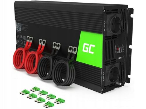 Przetwornica GREEN CELL 12V/230V 2000W/4000W na Arena.pl