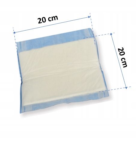 KOMPRESY OPATRUNKI WYSOKOCHŁONNE NIEJAŁOWE 20X20 zdjęcie 5