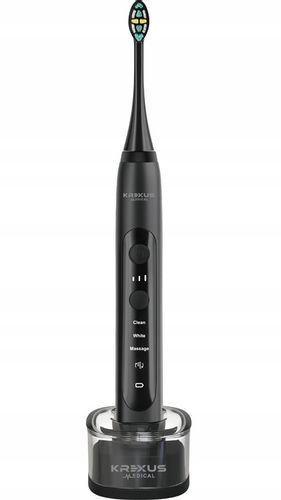 Szczoteczka soniczna elektryczna do zębów 3 tryby Krexus Timer IPX7 na Arena.pl