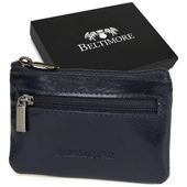 Granatowe Skórzane Etui Na Klucze Z Pudełkiem Beltimore E44