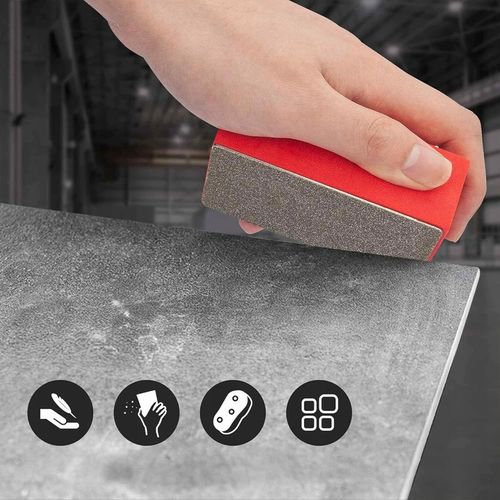 4 SZT DIAMENTOWA KOSTKA DO SZLIFOWANIA GRESU PŁYTEK 60# 100# 200# 400# na Arena.pl