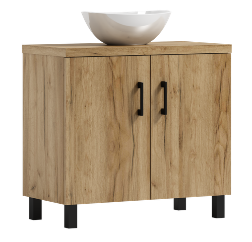 ZESTAW  MEBLI  LAZIENKOWYCH 60 szafka umywalka słupek w. (W1) + EB na Arena.pl