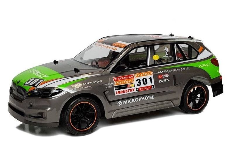 Auto Zdalnie Sterowane 1:10 2.4G Szare zdjęcie 2
