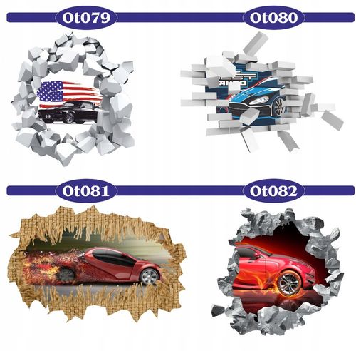 Naklejka samoprzylepna 3D do pokoju dziecięcego na Arena.pl