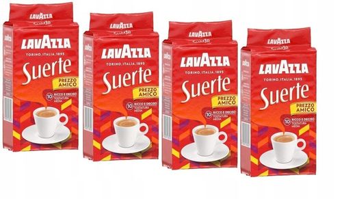 Włoska Kawa mielona LAVAZZA SUERTE 4 x 250g na Arena.pl