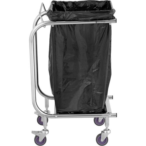 Wózek stojak na worki na śmieci odpady ze stali nierdzewnej na Arena.pl