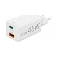 Ładowarka sieciowa HAMA 1x USB-C Power Delivery USB-A QC Mini 45W Biała 201