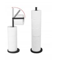 STOJAK NA ZAPAS PAPIERU TOALETOWEGO WIESZAK UCHWYT