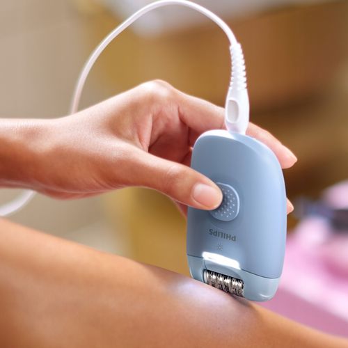 Depilator PHILIPS BRE247/00 Fioletowy na Arena.pl
