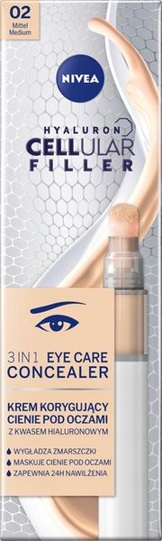 Krem pod oczy NIVEA Hyaluron Cellular naturalny zdjęcie 1