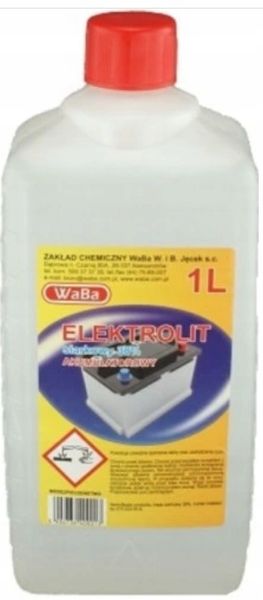WABA ELEKTROLIT 1L KWAS AKUMULATOROWY PREMIUM zdjęcie 1