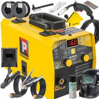 SPAWARKA INWERTEROWA MIGOMAT MIG MAG MMA FLUX TIG LIFT 160A SYNERGIA ZESTAW