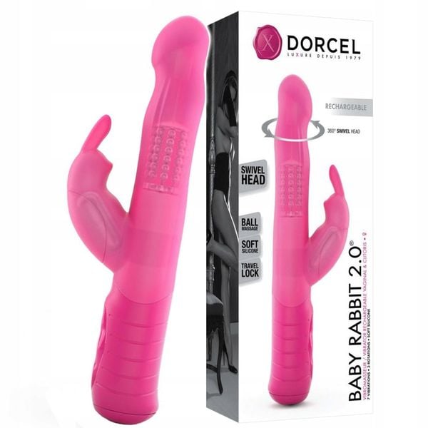 Wibrujący króliczek. Wibrator rotacyjny, obrotowy zdjęcie 5