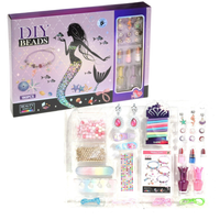 Zestaw Do Tworzenia Biżuterii I Makeupu + Lakiery Dla Dzieci Ld6032