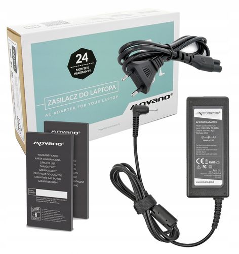 Zasilacz 65W 19V 3.42A - Wtyk 3.0×1.1 mm Movano ZZ/ACE19342C do Acer na Arena.pl